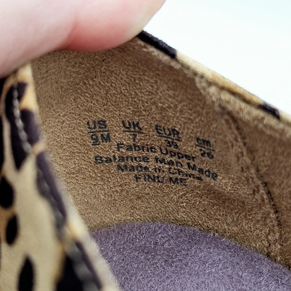 Dr. Scholl's Find Me Leopard Print Espadrilles size 9